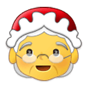 Emoji 🤶 Mamma Natale su Samsung One UI 3.1.1.