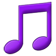 Émoji 🎵 Note De Musique sur Samsung One UI 3.1.1.