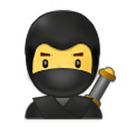Émoji 🥷 Ninja sur Samsung One UI 3.1.1.