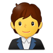 Emoji 🧑‍💼 Persona Che Fa Un Lavoro D’ufficio su Samsung One UI 3.1.1.