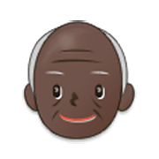 👴🏿 Emoji Anciano: Tono De Piel Oscuro en Samsung One UI 3.1.1.