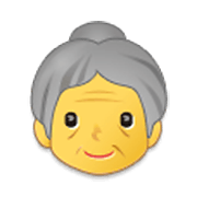 Emoji 👵 Donna Anziana su Samsung One UI 3.1.1.