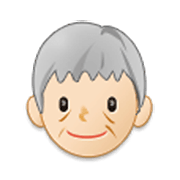 🧓🏻 Emoji Persona Adulta Madura: Tono De Piel Claro en Samsung One UI 3.1.1.