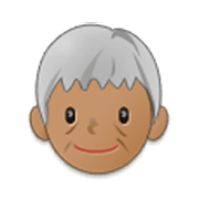 🧓🏽 Emoji Idoso: Pele Morena na Samsung One UI 3.1.1.