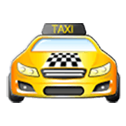 🚖 Emoji Vorderansicht Taxi Samsung One UI 3.1.1.