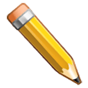Émoji ✏️ Crayon sur Samsung One UI 3.1.1.