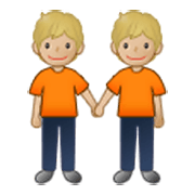 🧑🏼‍🤝‍🧑🏼 Emoji Dos Personas Dándose La Mano: Tono De Piel Claro Medio en Samsung One UI 3.1.1.