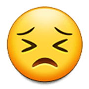 Emoji 😣 Faccina Perseverante su Samsung One UI 3.1.1.