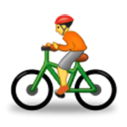 Emoji 🚴 Ciclista su Samsung One UI 3.1.1.