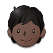 🧑🏿 Emoji Pessoa: Pele Escura na Samsung One UI 3.1.1.
