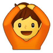 Emoji 🙆 Persona Con Gesto OK su Samsung One UI 3.1.1.