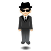 🕴🏻 Emoji Homem De Terno Levitando: Pele Clara na Samsung One UI 3.1.1.