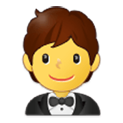 🤵 Emoji Persona Con Esmoquin en Samsung One UI 3.1.1.