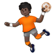 🤾🏿 Emoji Handballspieler(in): dunkle Hautfarbe Samsung One UI 3.1.1.