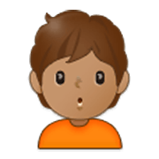 🙎🏽 Emoji Pessoa Fazendo Bico: Pele Morena na Samsung One UI 3.1.1.