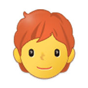🧑‍🦰 Emoji Persona: pelo rojo en Samsung One UI 3.1.1.