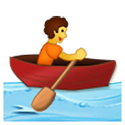 Emoji 🚣 Persona In Barca A Remi su Samsung One UI 3.1.1.