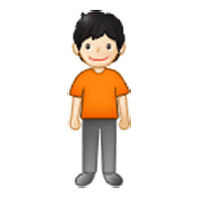 🧍🏻 Emoji Persona De Pie: Tono De Piel Claro en Samsung One UI 3.1.1.