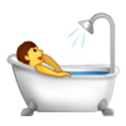 Emoji 🛀 Persona Che Fa Il Bagno su Samsung One UI 3.1.1.