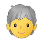 🧑‍🦳 Emoji Pessoa: Cabelo Branco na Samsung One UI 3.1.1.