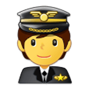 Emoji 🧑‍✈️ Pilota su Samsung One UI 3.1.1.