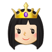 Émoji 👸🏻 Princesse : Peau Claire sur Samsung One UI 3.1.1.