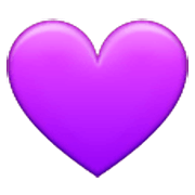 💜 Emoji Corazón Morado en Samsung One UI 3.1.1.