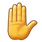 ✋ Emoji Mão Levantada na Samsung One UI 3.1.1.