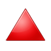 Émoji 🔺 Triangle Rouge Pointant Vers Le Haut sur Samsung One UI 3.1.1.