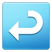 Emoji ↩️ Freccia Curva A Sinistra su Samsung One UI 3.1.1.