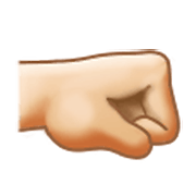 🤜🏻 Emoji Punho Direito: Pele Clara na Samsung One UI 3.1.1.
