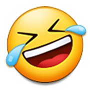 🤣 Emoji sich vor Lachen auf dem Boden wälzen Samsung One UI 3.1.1.