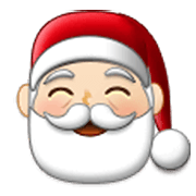 🎅🏻 Emoji Weihnachtsmann: helle Hautfarbe Samsung One UI 3.1.1.