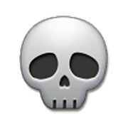 Émoji 💀 Crâne sur Samsung One UI 3.1.1.
