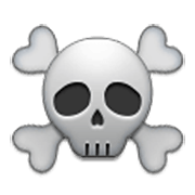 ☠️ Emoji Totenkopf mit gekreuzten Knochen Samsung One UI 3.1.1.