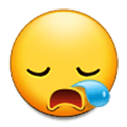 😪 Emoji Rosto Sonolento na Samsung One UI 3.1.1.