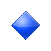 🔹 Emoji Losango Azul Pequeno na Samsung One UI 3.1.1.