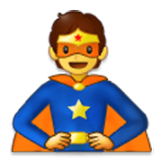 Emoji 🦸 Supereroe su Samsung One UI 3.1.1.