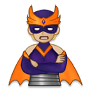 🦹🏼 Emoji Personaje De Supervillano: Tono De Piel Claro Medio en Samsung One UI 3.1.1.