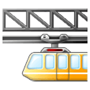 Émoji 🚟 Train Suspendu sur Samsung One UI 3.1.1.