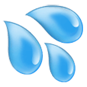 Emoji 💦 Gocce Di Sudore su Samsung One UI 3.1.1.