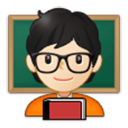 🧑🏻‍🏫 Emoji Professora Na Escola: Pele Clara na Samsung One UI 3.1.1.
