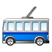 Émoji 🚎 Trolleybus sur Samsung One UI 3.1.1.