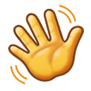 👋 Emoji Mão Acenando na Samsung One UI 3.1.1.