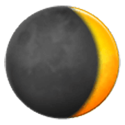 Emoji 🌒 Luna Crescente su Samsung One UI 3.1.1.