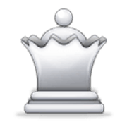 ♕ Emoji Reina del ajedrez blanco en Samsung One UI 3.1.1.