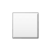 ◽ Emoji Quadrado Branco Médio Menor na Samsung One UI 3.1.1.