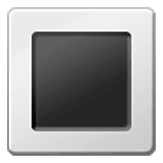 🔳 Emoji weiße quadratische Schaltfläche Samsung One UI 3.1.1.