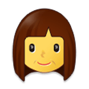 👩 Emoji Mujer en Samsung One UI 3.1.1.