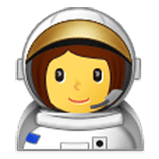 👩‍🚀 Emoji Astronauta Mujer en Samsung One UI 3.1.1.